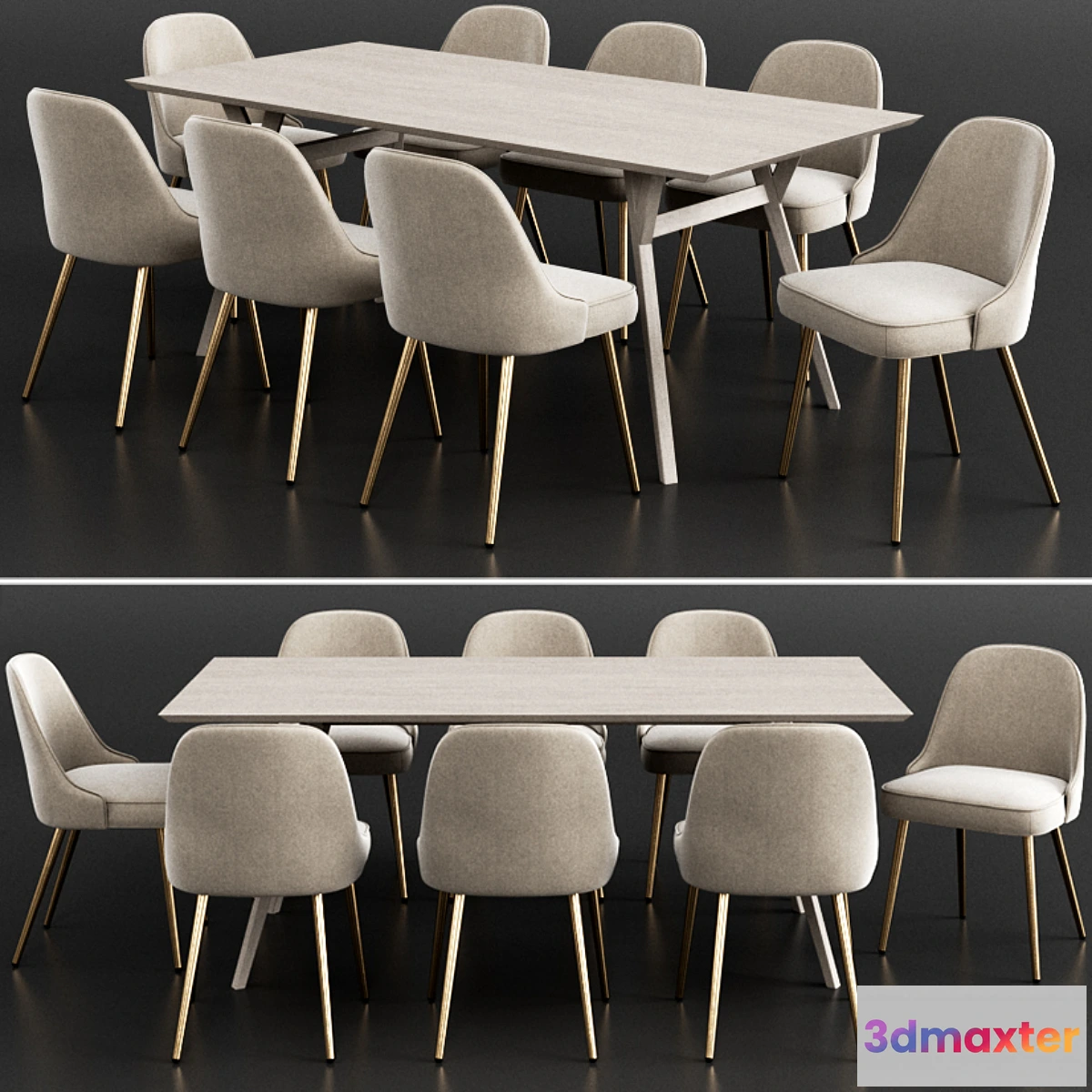 837510 - West Elm Dinning Set 11 - No.3