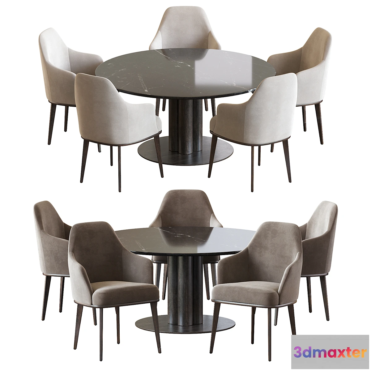 837698 - Chair Liam and Goya Arflex Table - No.3