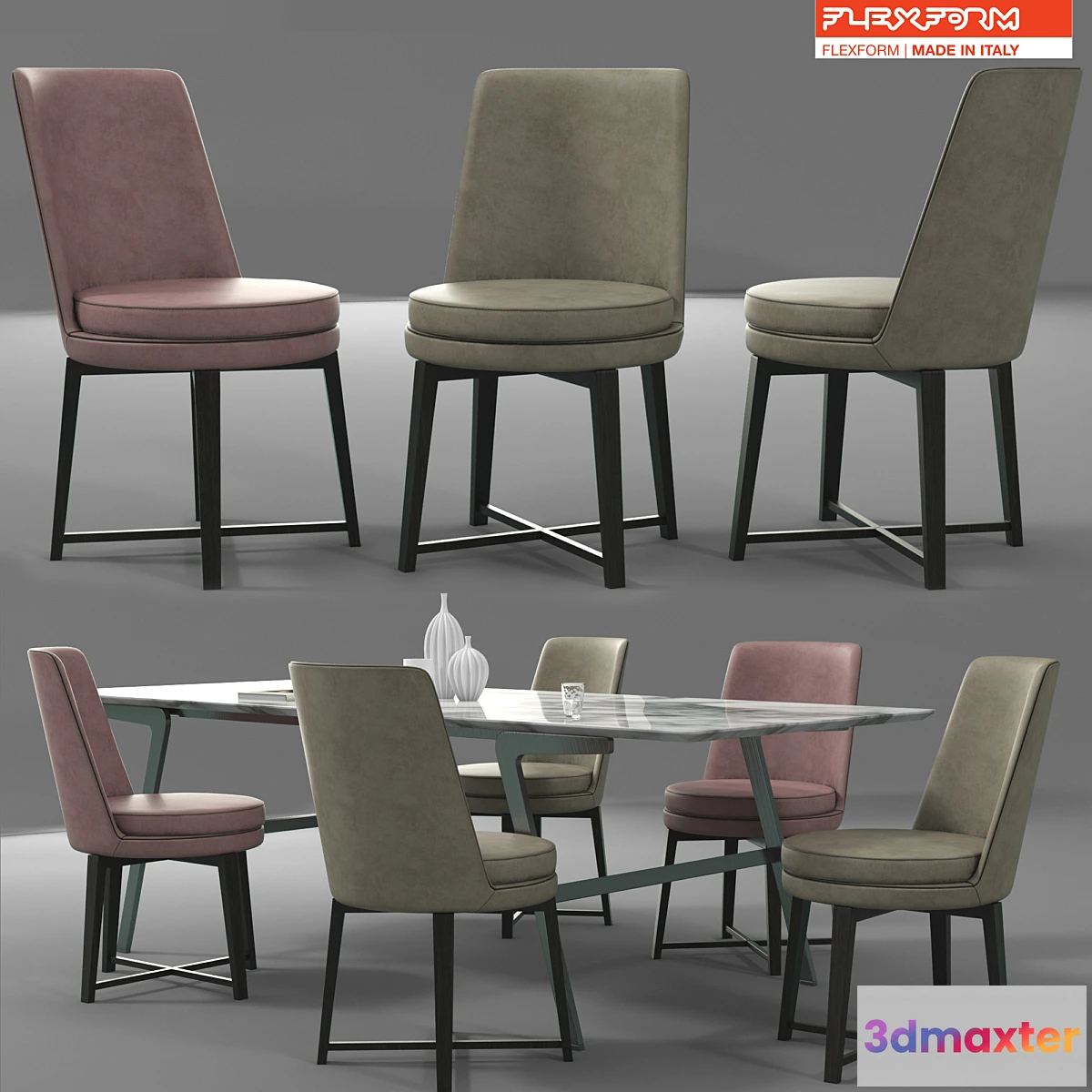 890272 - Flexform Dining Set - No.4