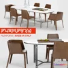 890458 - Flexform Dining Set - No.5