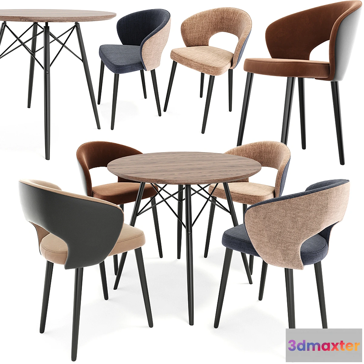 890518 - Dining Chair Set 09 - No.2