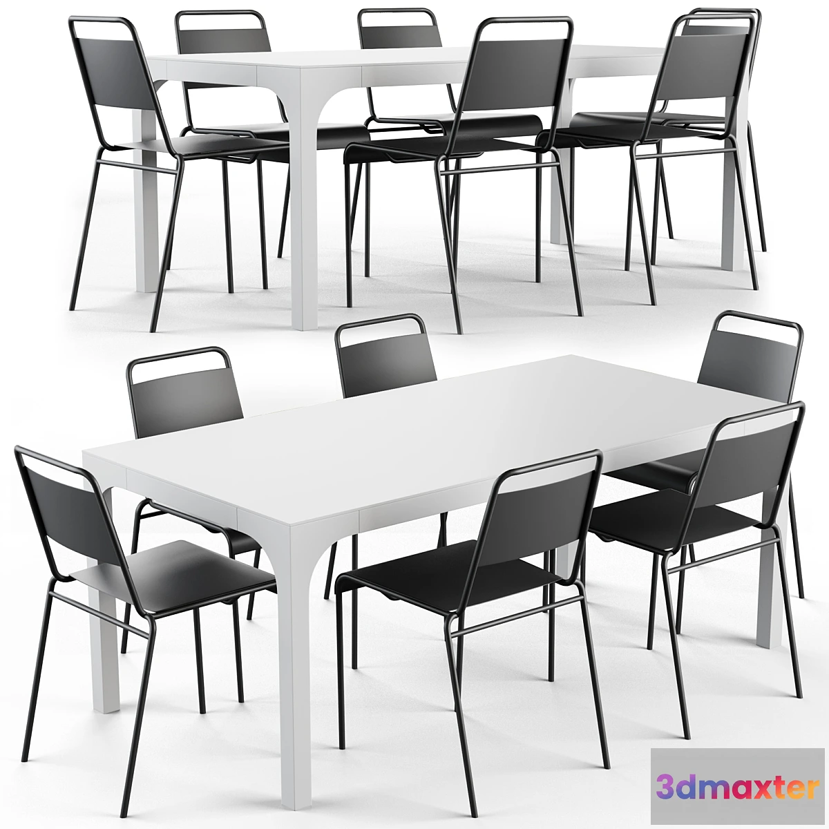 890538 - CB2 Aqua Virgio Dining table set - No.2