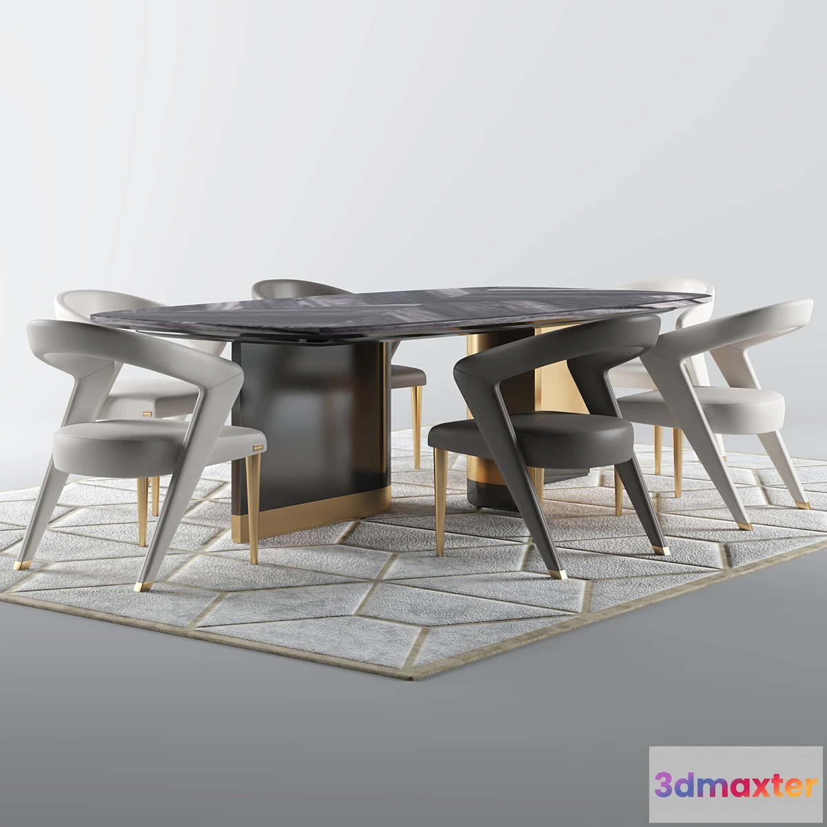 890600 - Bizzotto WAVE Chair_IKAT table - No.2