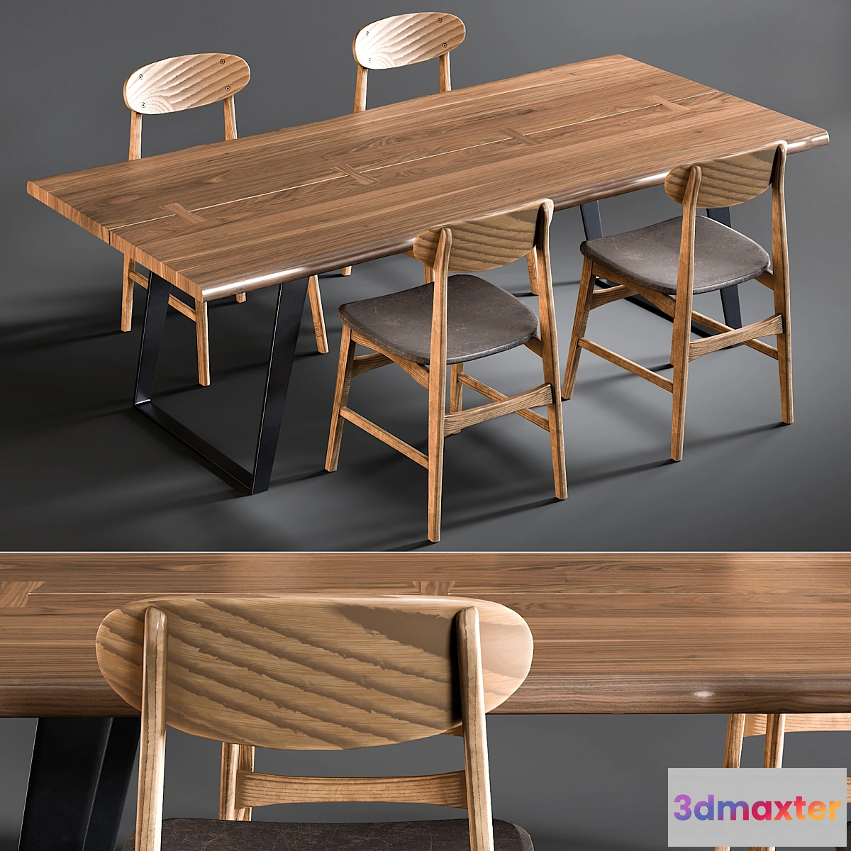 890612 - Dining Table Yukon & Chair Vernon - No.2