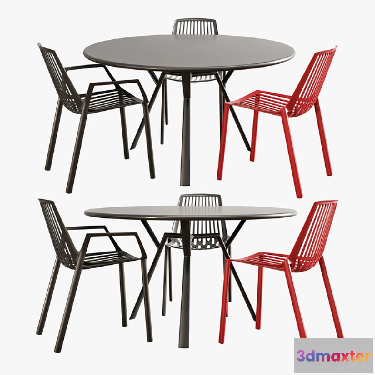 890634 - Fast dining set (rion + radice quadra) - No.2