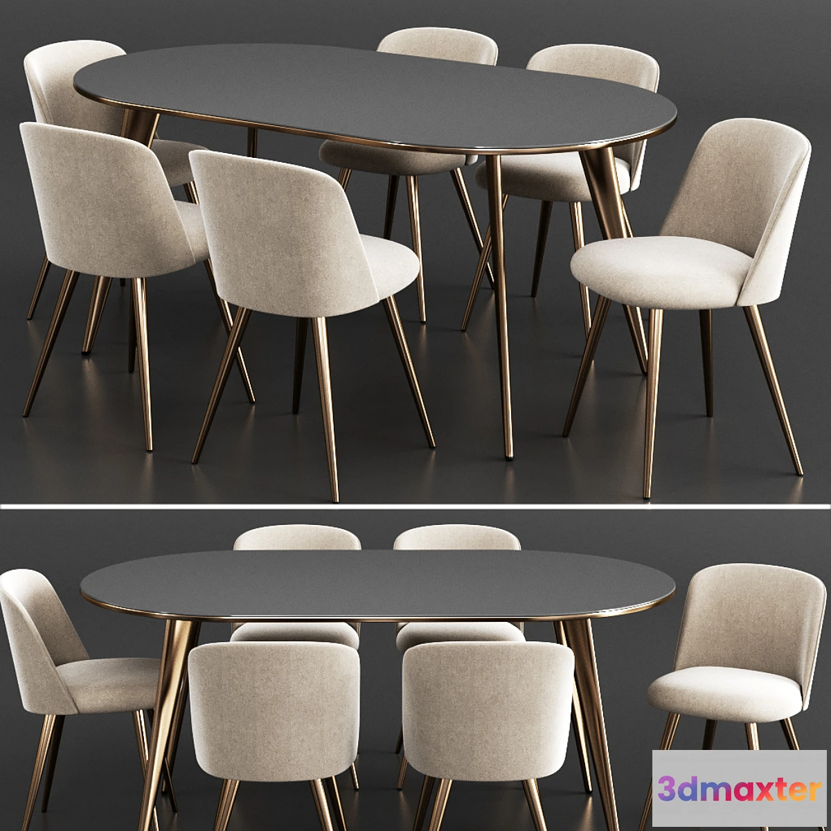 890758 - West Elm Dinning Set 10 - No.2