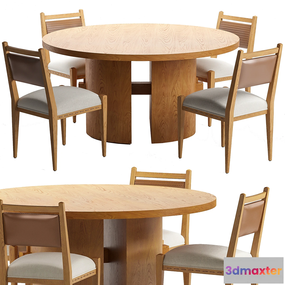 902572 - Oak dining set - No.2