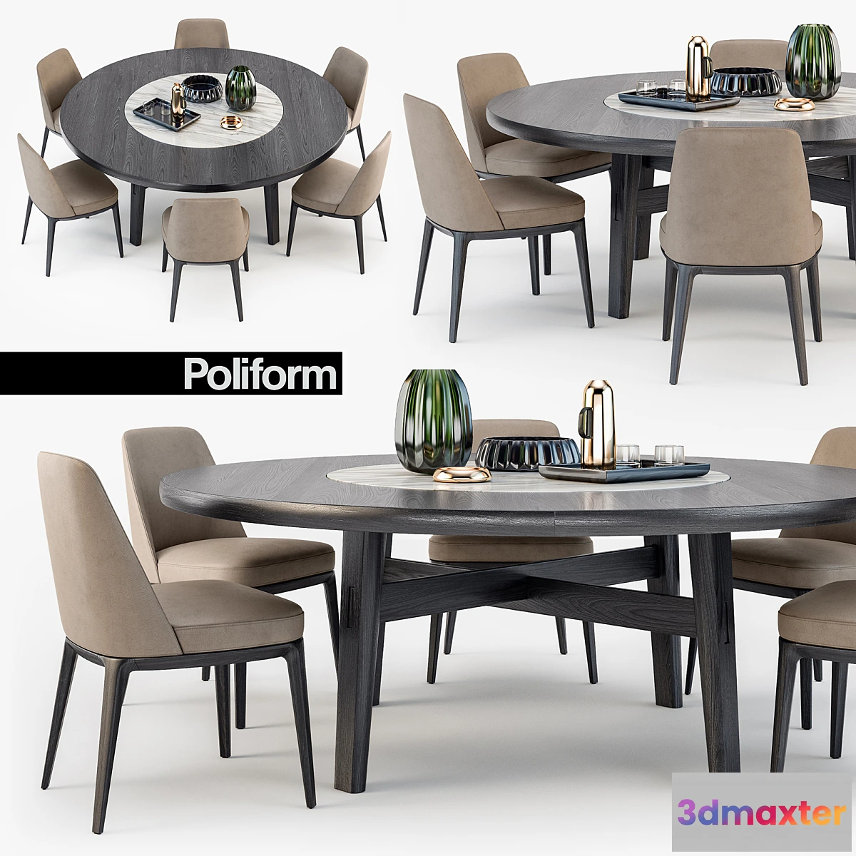 902612 - Poliform Sophie chair Home Hotel table - No.3