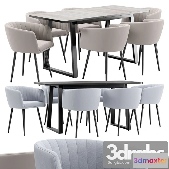 967968 - Alina Dining Chair and Sheffield Table