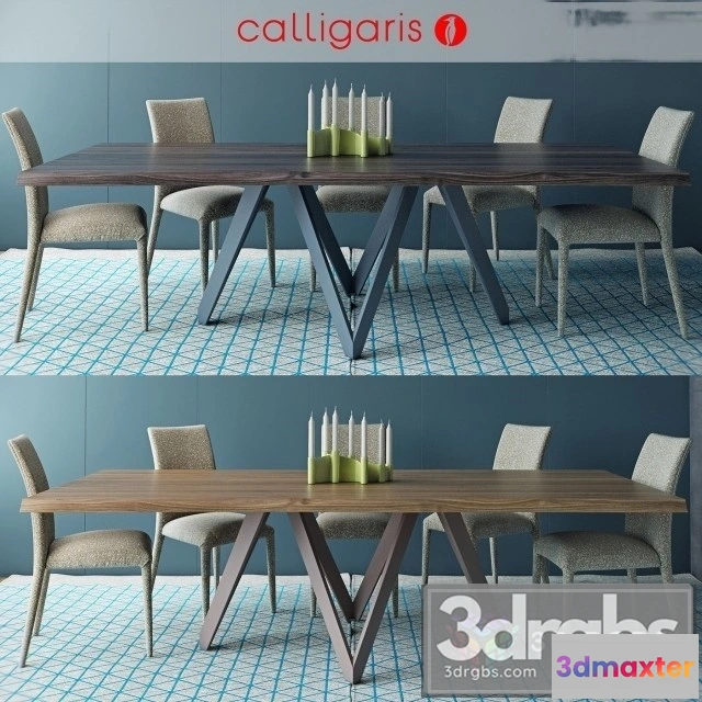 967982 - Anais Chair Cartesio Table