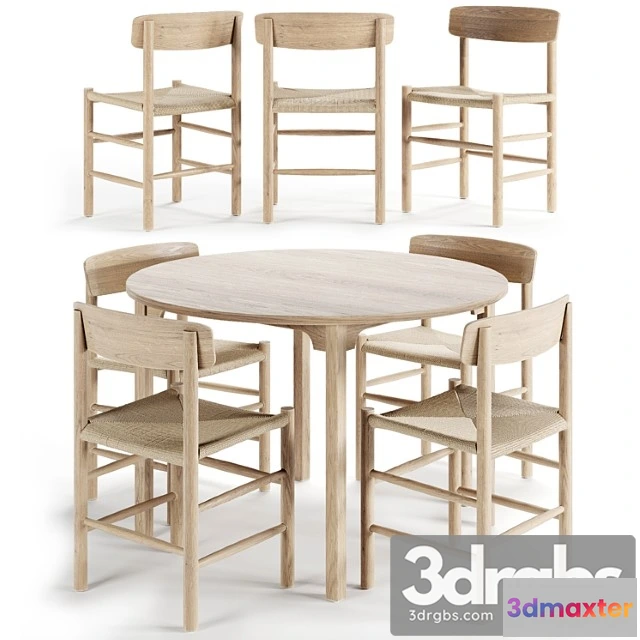 968064 - Ave Borge Mogensen Shaker Chair Dining Table