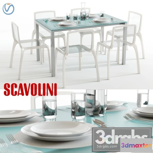 968076 - Axel Scavolini  Table and Chair