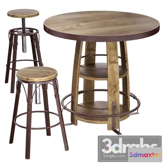 968136 - Bayshore Pub Table Set - No.2