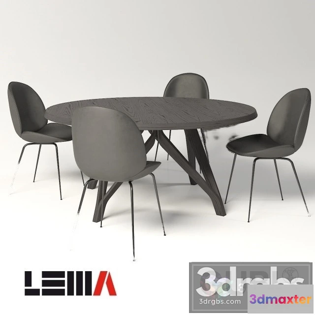 968150 - Beetle Dining Gubi Chair Wow Lema Table