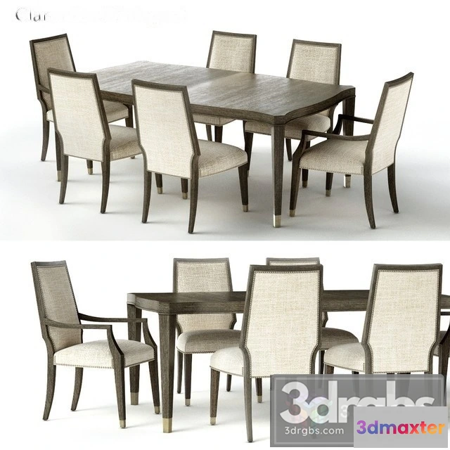 968164 - Bernhardt Clarendon Dining Set