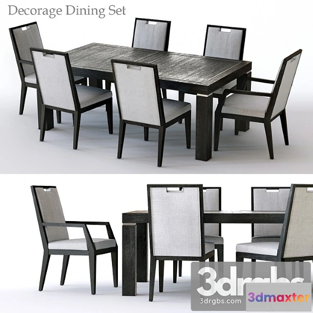 968170 - Bernhardt decorage dining set 2