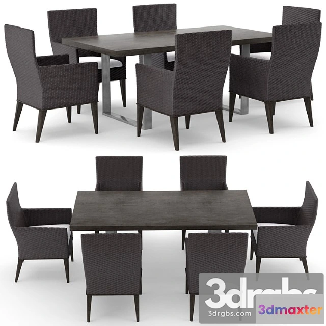 968266 - Cadence Arm Chair And Dining Table