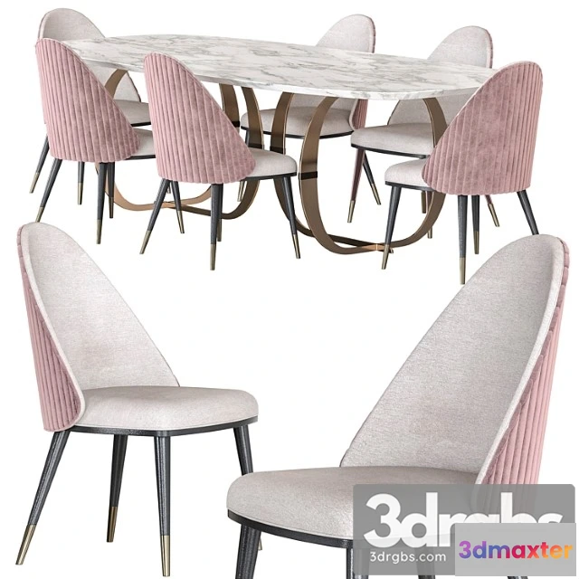 968324 - Capital Collection Convivio Table And Diva Chair Dining Set