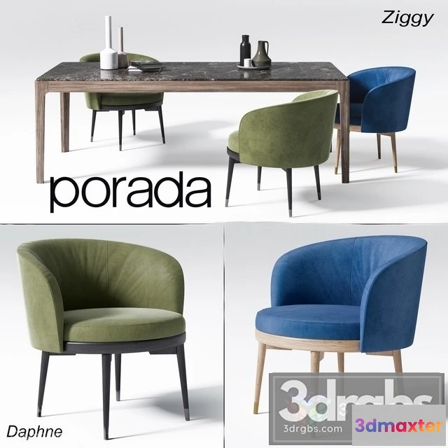 968442 - Chair and Table Porada
