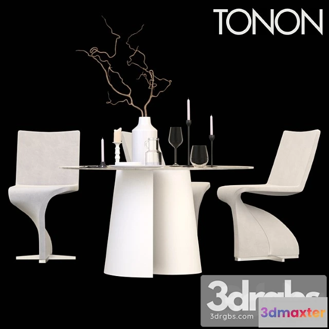 968446 - Chair and table tonon twist 2