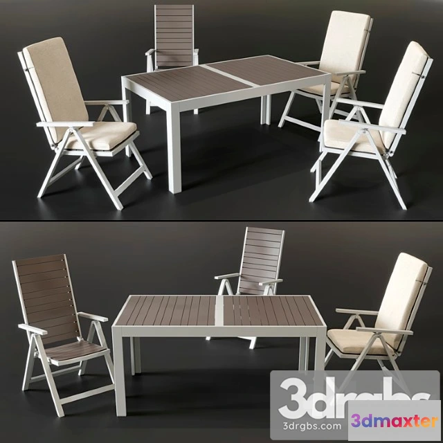 968476 - Chairs and table ikea shelland 2