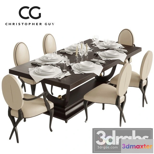 968510 - Christopherguy Fontaine Dining Set
