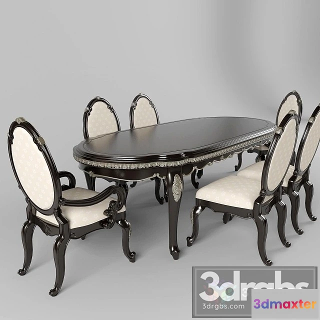 968522 - Classic Table and Chair Dining