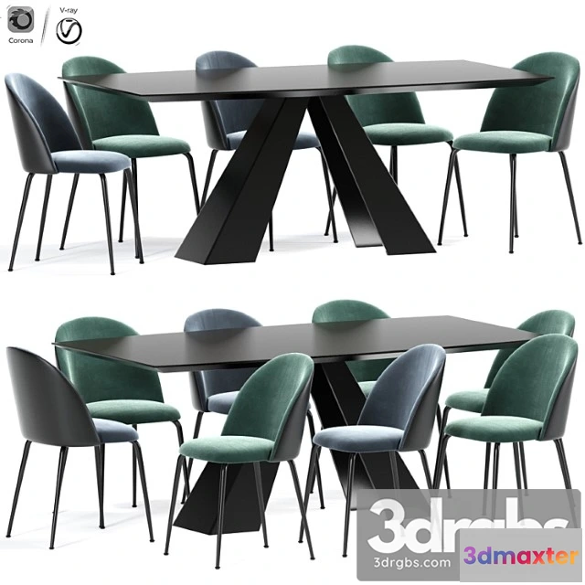 968528 - Cloyd upholstered side chair table 2