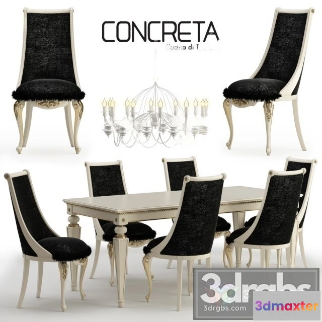 968554 - Concreta Arrogance Table and Chair