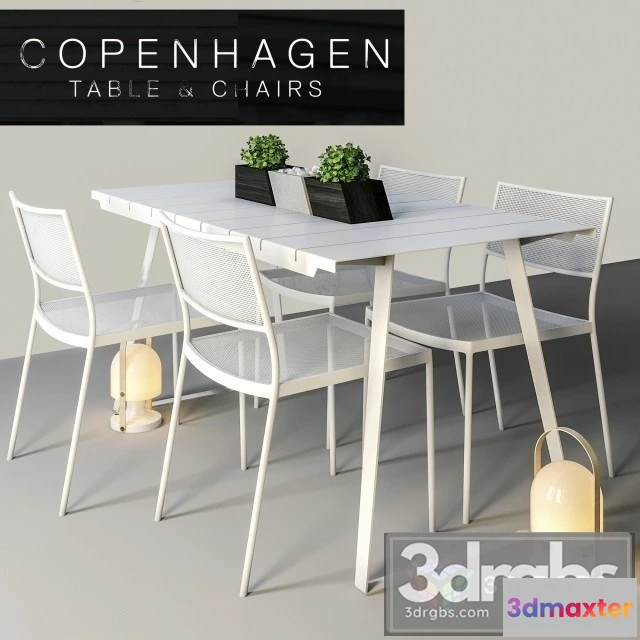 968576 - Copenhagen Table and Chair