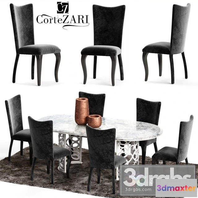 968582 - Corle Zari Table and Chair