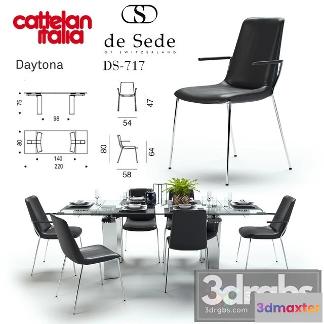 968660 - DeSede Cattelan Table and Chair