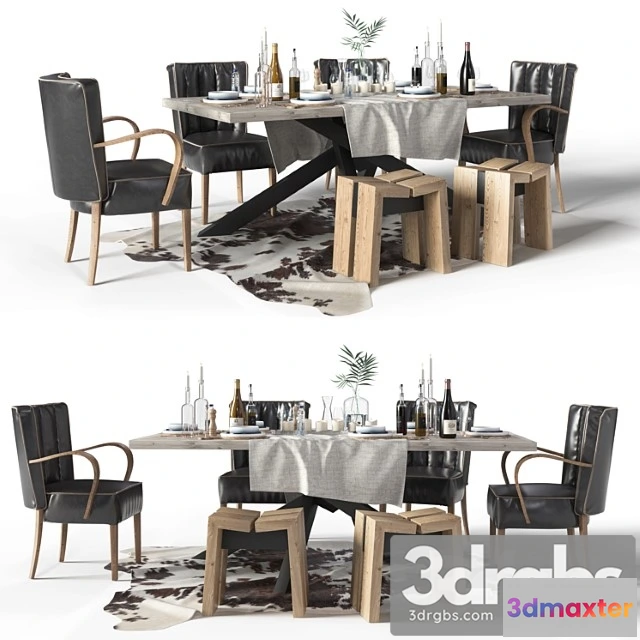 968674 - Dialma Brown Dining Set 2