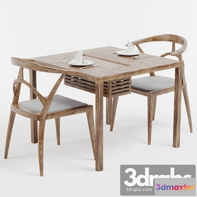 968684 - Dining chair and table 2