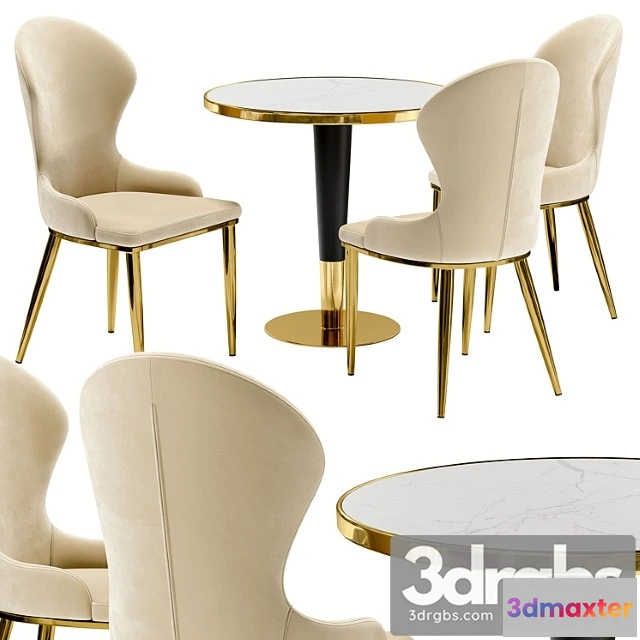 968686 - Dining chair constance and table madrid 2