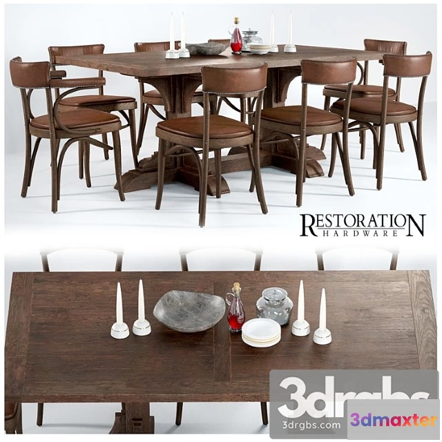 968708 - Dining group restoration hardware 2