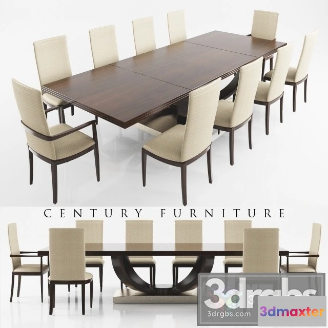 968824 - Dining Table 06 Dark Wood