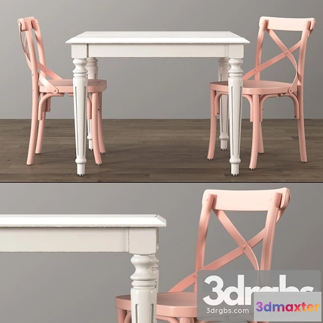 969174 - French empire square play table 2