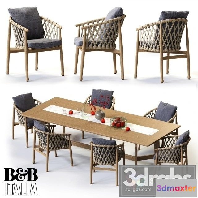 969258 - Ginestra Rectangular Table and Chair