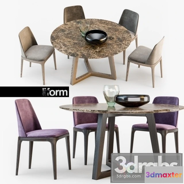 969304 - Grace Chair Concorde Table Set 2