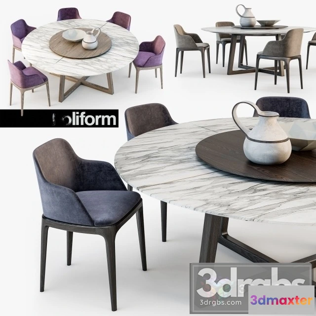 969306 - Grace Chair Concorde Table