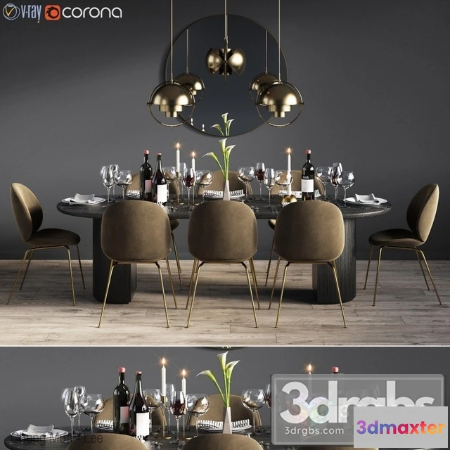 969330 - Gubi Diningroom Set