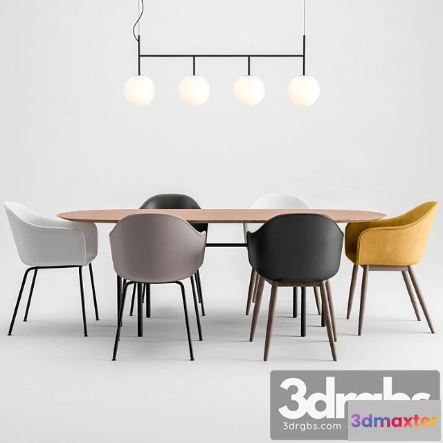 969364 - Harbor chair upholstery + snaregade table + tr bulb by menu 2