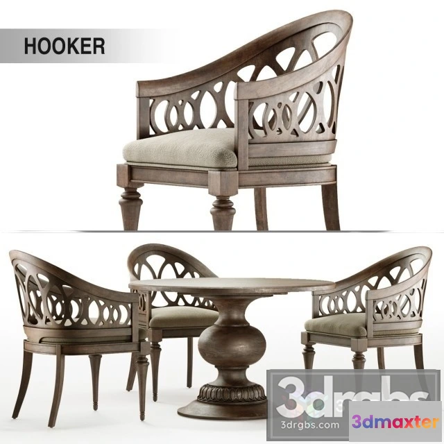 969406 - Hooker Table and Chair