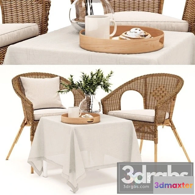 969428 - Ikea Agen Table and Chair