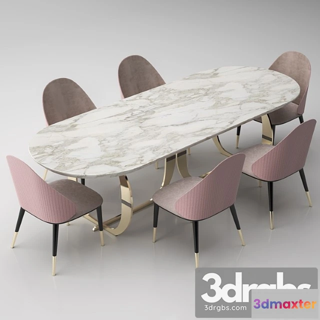 969554 - Italian dining room table + chair 2