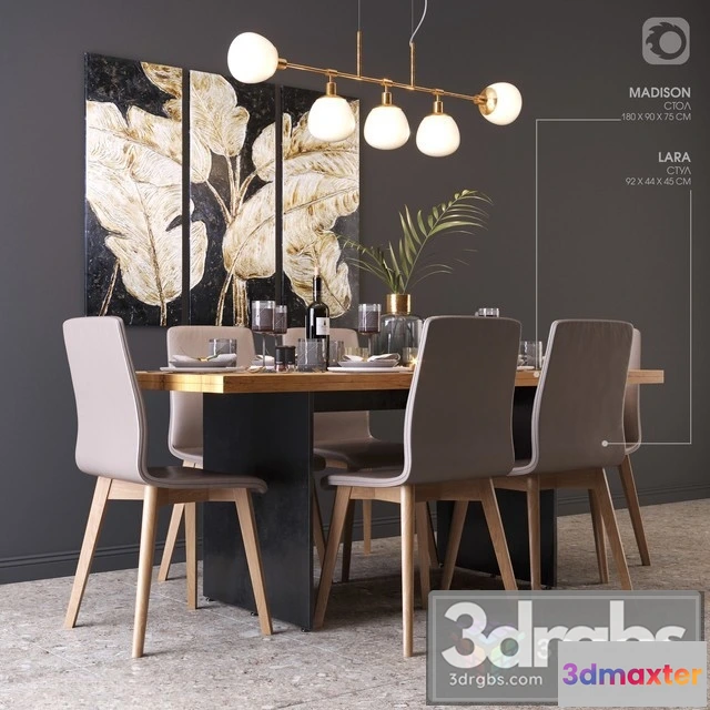 969598 - Kare Dining Set