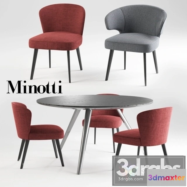 969868 - Minotti Aston Evans Dinning Set