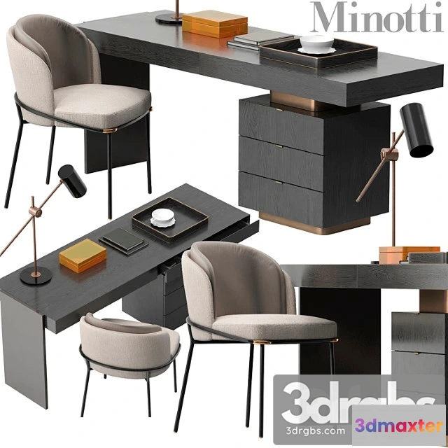 969876 - Minotti Carson Desk Set