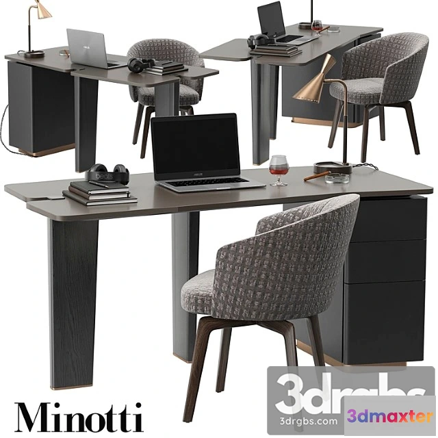 969910 - Minotti jacob desk set 2